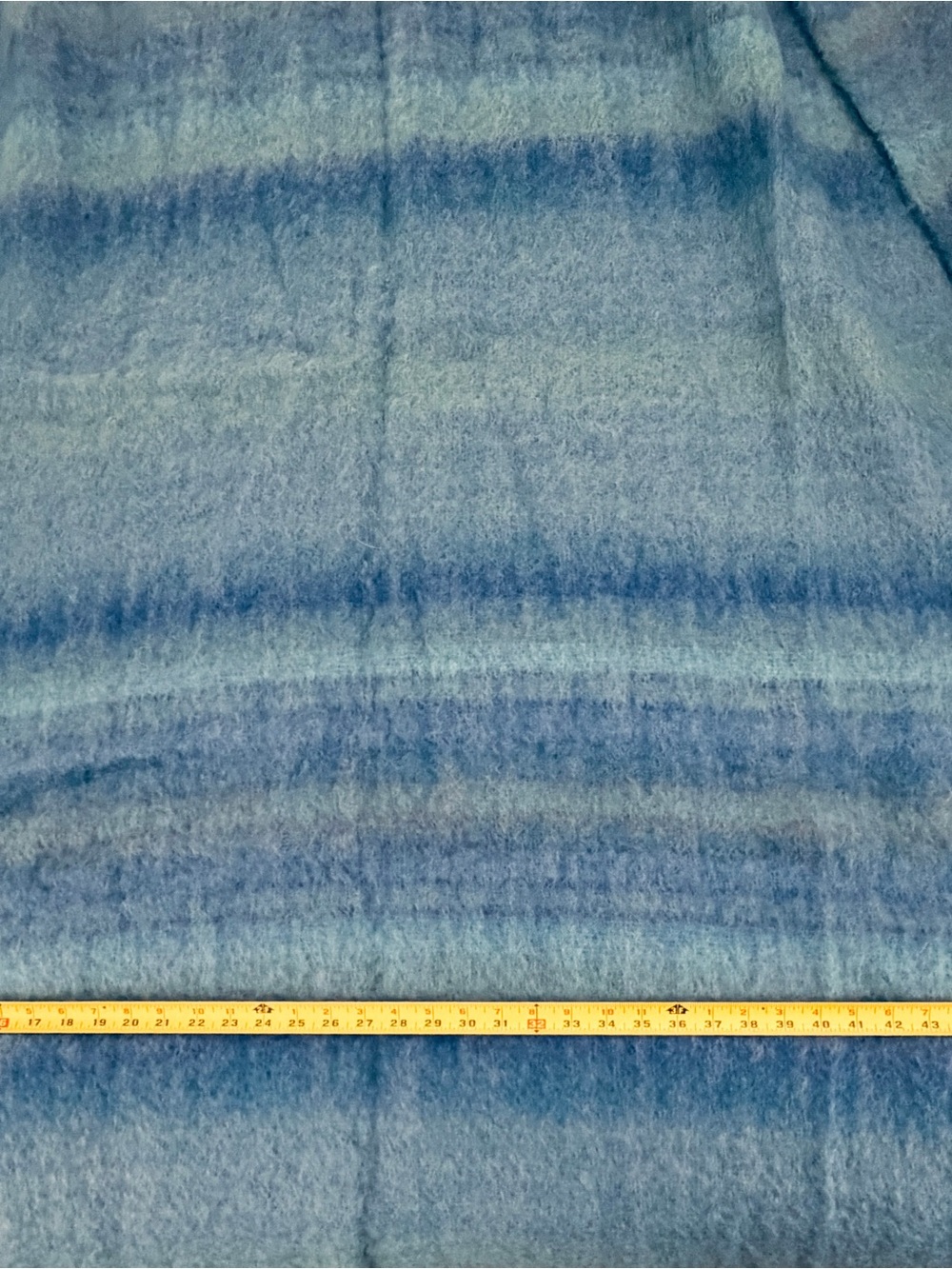 Foxford Wild Atlantic Blue Ombre Throw - Picture 5 of 10